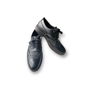 Coach Bleecker Wing Derby Dress Shoes Black Leather Wingtip Size 10D Coach Men main image 2